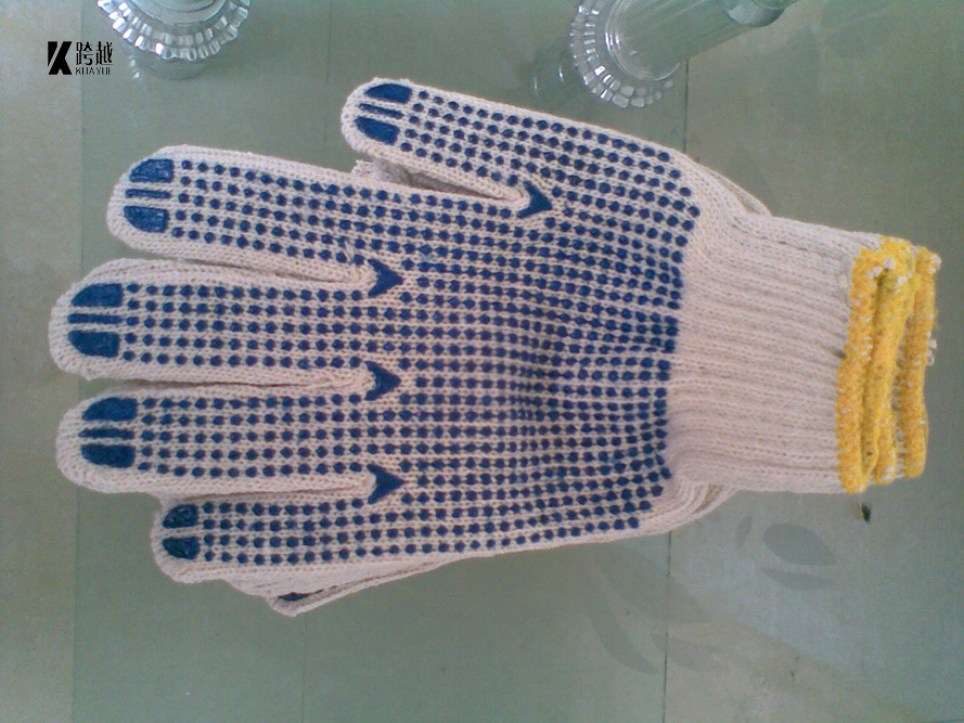 Custom PVC embellished gloves,PVC dotted gloves,Dotted gloves factory,PVC dotted gloves manufacturer